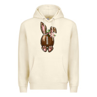 Sandshell American Football Easter Bunny Premium Hoodie - BundleAndBundleShop