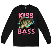 Black kiss my bass Long Sleeve Tee - JahusDesignShop