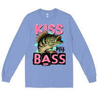 Colony Blue kiss my bass Long Sleeve Tee - JahusDesignShop