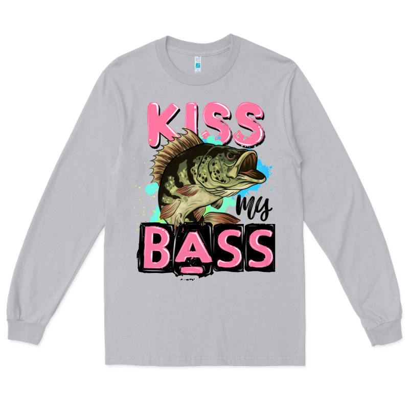 Kiss My Bass Long Sleeve Tee by JahusDesignShop | Teevron