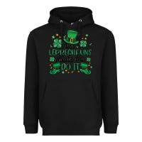 Black the leprechauns made me do it Heavyweight Hoodie - MaliasSmallBusiness