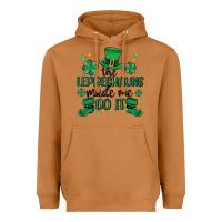 Meerkat the leprechauns made me do it Heavyweight Hoodie - MaliasSmallBusiness