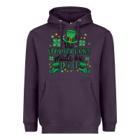 Plum the leprechauns made me do it Heavyweight Hoodie - MaliasSmallBusiness