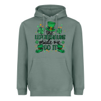 Sage the leprechauns made me do it Heavyweight Hoodie - MaliasSmallBusiness