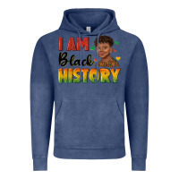 Vintage Denim i am black history with afro black boy Vintage Hoodie - texasbilliewilder