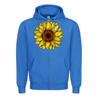 True Royal sunflower Zipper Hoodie - Artiststas