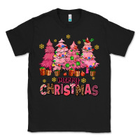 Black pink christmas trees Classic Tee - AdoDesignShop