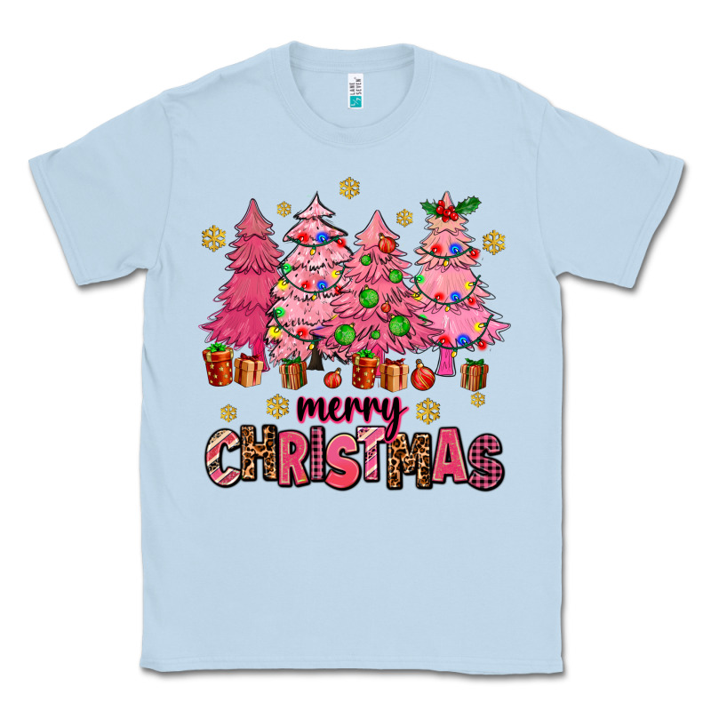 Pink Christmas Trees Classic Tee by AdoDesignShop | Teevron