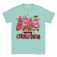 Seafoam pink christmas trees Classic Tee - AdoDesignShop
