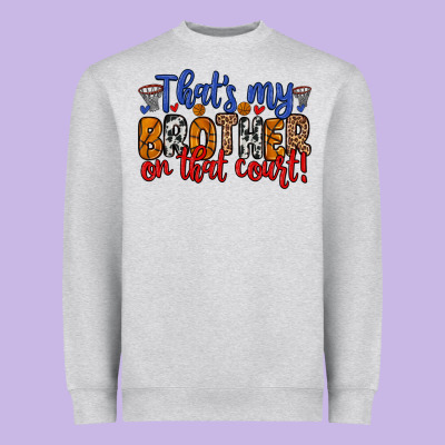 That S My Brother On That Field Heavyweight Sweatshirt Designed By Zillion Design Studio