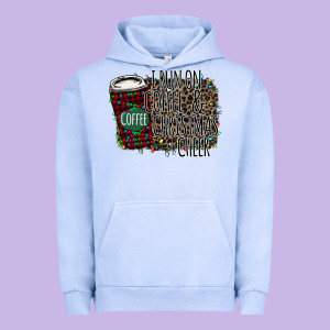 I Run On Coffee And Christmas Cheer Urban Hoodie Designed By Bettercallsaul