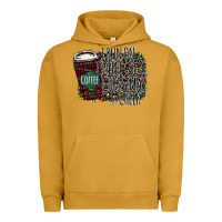 Pigment Peanut Butter I Run on Coffee and Christmas Cheer Urban Hoodie - Bettercallsaul