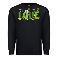 Black st patricks love nurse Premium Sweatshirt - MaliasSmallBusiness