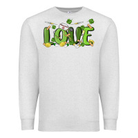 Oatmeal Heather st patricks love nurse Premium Sweatshirt - MaliasSmallBusiness