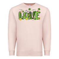 Pale Pink st patricks love nurse Premium Sweatshirt - MaliasSmallBusiness