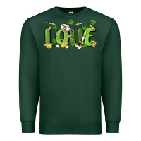 Sports Green st patricks love nurse Premium Sweatshirt - MaliasSmallBusiness