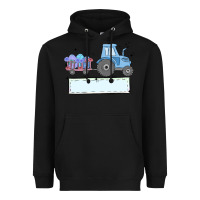 Black easter tractor boy Heavyweight Hoodie - MaliasSmallBusiness