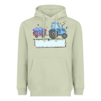 Matcha easter tractor boy Heavyweight Hoodie - MaliasSmallBusiness