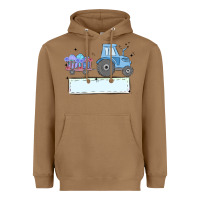 Toasted Coconut easter tractor boy Heavyweight Hoodie - MaliasSmallBusiness