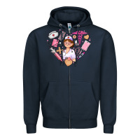Navy nurse and nurse element heart Zipper Hoodie - AdoDesignShop