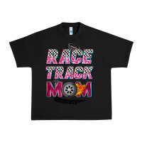 Black race track mom Urban Heavy Tee - Zillion Design Studio