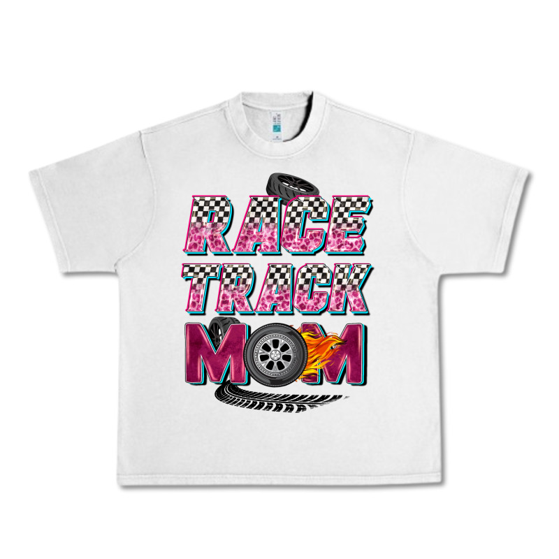 Race Track Mom Urban Heavy Tee by Zillion Design Studio | Teevron