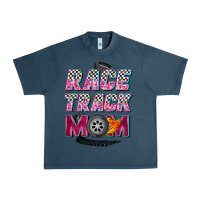 Midnight Navy race track mom Urban Heavy Tee - Zillion Design Studio