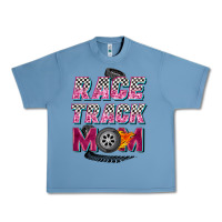 Pebble Blue race track mom Urban Heavy Tee - Zillion Design Studio