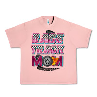 Salmon race track mom Urban Heavy Tee - Zillion Design Studio