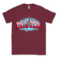 Burgundy mama lightning bolt Classic Tee - JahusDesignShop