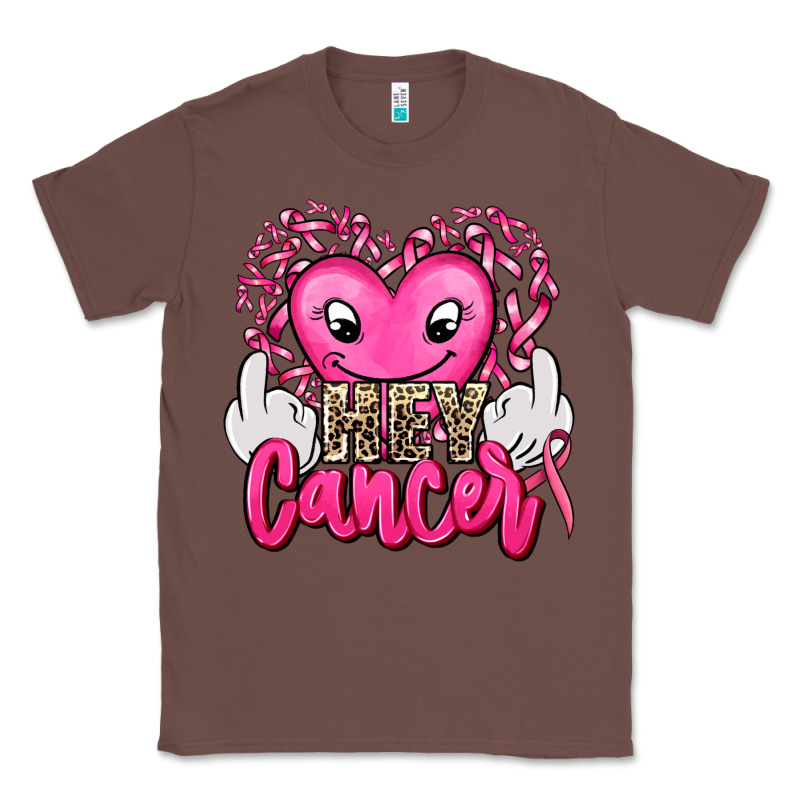 Hey Cancer With Middle Fingers Classic Tee by AdoDesignShop | Teevron
