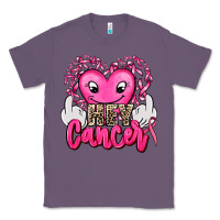 Lavender hey cancer with middle fingers Classic Tee - AdoDesignShop