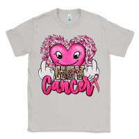 Moon Dust hey cancer with middle fingers Classic Tee - AdoDesignShop