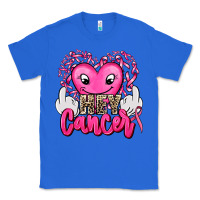 True Royal hey cancer with middle fingers Classic Tee - AdoDesignShop