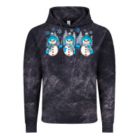 Cloud Black snowman winter Vintage Hoodie - JahusDesignShop