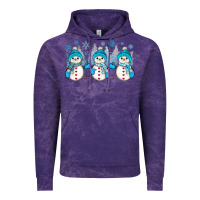 Cloud Purple snowman winter Vintage Hoodie - JahusDesignShop