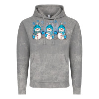 Cloud Rock snowman winter Vintage Hoodie - JahusDesignShop