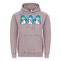 Vintage Zinc snowman winter Vintage Hoodie - JahusDesignShop