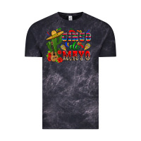 Cloud Black cinco de mayo cactus Vintage Tee - Zillion Design Studio