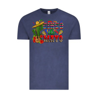 Vintage Denim cinco de mayo cactus Vintage Tee - Zillion Design Studio