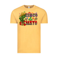 Vintage Mustard cinco de mayo cactus Vintage Tee - Zillion Design Studio