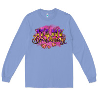Colony Blue it's my birthday Long Sleeve Tee - AdoDesignShop