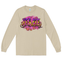 Mushroom it's my birthday Long Sleeve Tee - AdoDesignShop