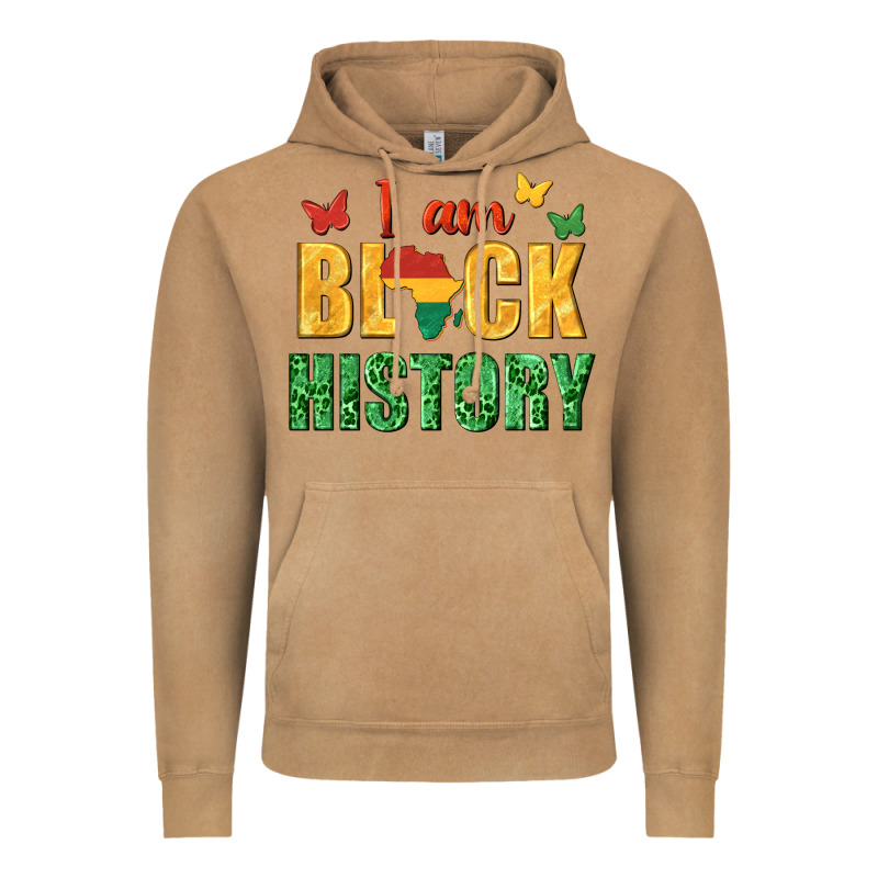 I Am Black History Juneteenth Vintage Hoodie by texasbilliewilder | Teevron