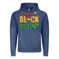 Vintage Denim i am black history juneteenth Vintage Hoodie - texasbilliewilder