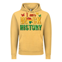 Vintage Mustard i am black history juneteenth Vintage Hoodie - texasbilliewilder