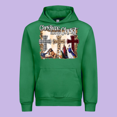Christmas Begins With Christ Urban Hoodie Designed By Bettercallsaul