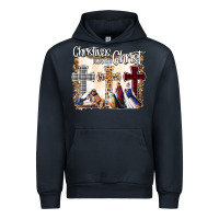 Navy Christmas Begins With Christ Urban Hoodie - Bettercallsaul