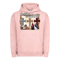 Pigment Salmon Christmas Begins With Christ Urban Hoodie - Bettercallsaul