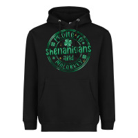 Black prone to shenanigans and malarkey Heavyweight Hoodie - MaliasSmallBusiness